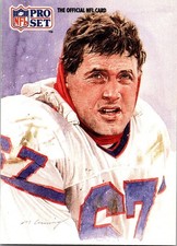 1991 Kent Hull 27 Bills 412 National Football League Sports Trading Card