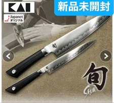Brand new unopened Kai high end knife Shun Sora 2 piece set Santoku knife petty