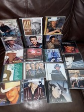 Country Music CD Lot of 18  Men of Country Alan Jackson  Tim McGraw Kenny Chesne