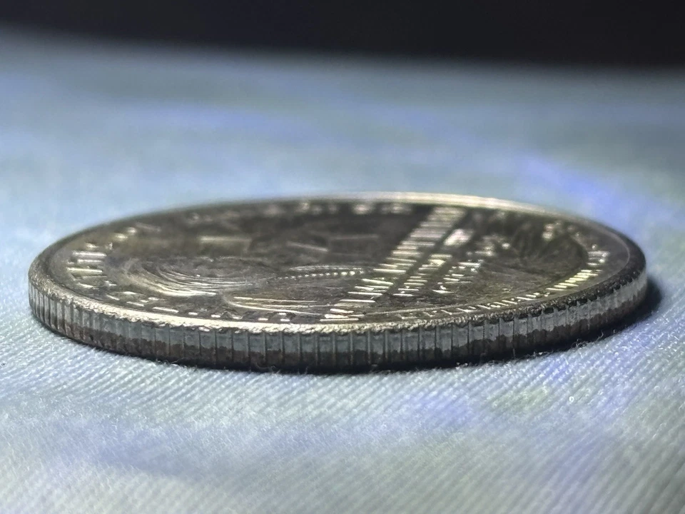 2022 D Wilma Mankiller Quarter Die Break Obverse Rim Error 25C - Image 3 of 4