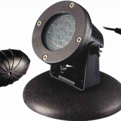 Alpine Corporation LED236T White LED Lights with Photocell and Transformer Black