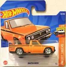 Hot Wheels - 2022 HW Hot Trucks 2/10 Mazda Repu 24/250 Short Card (BBHCV58S)