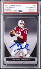 2011 PANINI DONRUSS ELITE SAMPLE #57 TOM BRADY PSA AUTHENTIC DNA AUTO 10