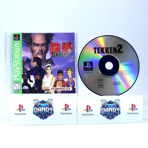 Tekken 2 PS1 W/ Manual - No Rear Art - PlayStation