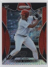 2019 Panini Prizm Tier III Red Mojo Prizm 23/299 Justin Williams #259 0q3