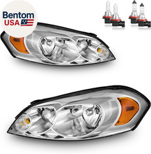 Headlights Assembly W/Bulbs for 2006-2013 Chevy Impala for 14-16 Chevy Impala Li