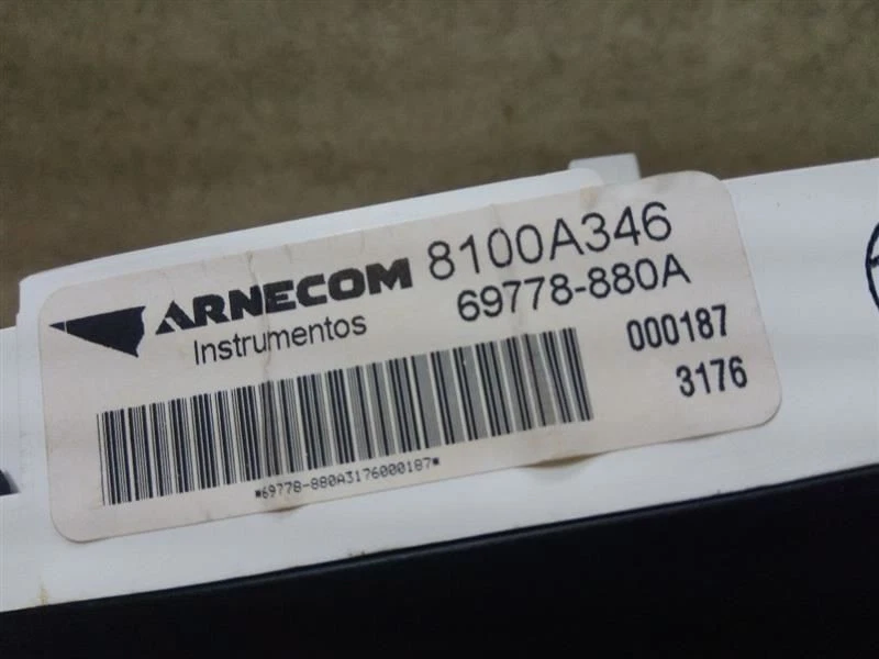 Cuadro de instrumentos velocímetro 8100A346 compatible con 07 MITSUBISHI ENVAVOR N16-195784 Foto 4 de 4