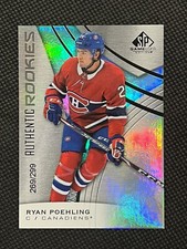 2019-20 Ryan Poehling SP Game Used Rainbow #137 269/299