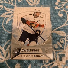 2021-22 UD Credentials Base 43	Aleksander Barkov	Florida	Panthers