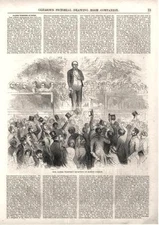 Daniel Webster's Reception on Boston Common   -   1852