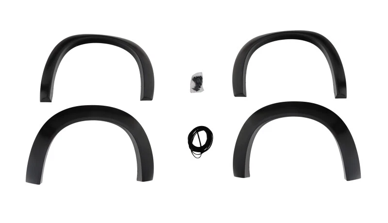 AVS 850250 guardabarros llamaradas para Dodge Challenger 2008+ - negro (4 piezas) Foto 4 de 4