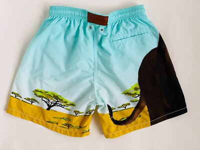 Vilebrequin Boys Swim Trunks Size 12 | Lion Cheetah Tiger | NEW w