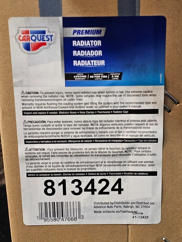 Radiador premium de 4 puertas utilitario deportivo Subaru Forester XT 2014-2018 813424 Foto 3 de 4