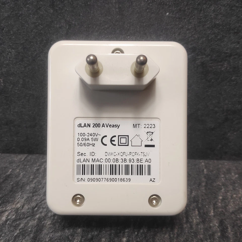 Devolo dLAN 200 AVeasy 200 Mbit Powerline Adapter Powerlan MT:2223 - Bild 4 von 4