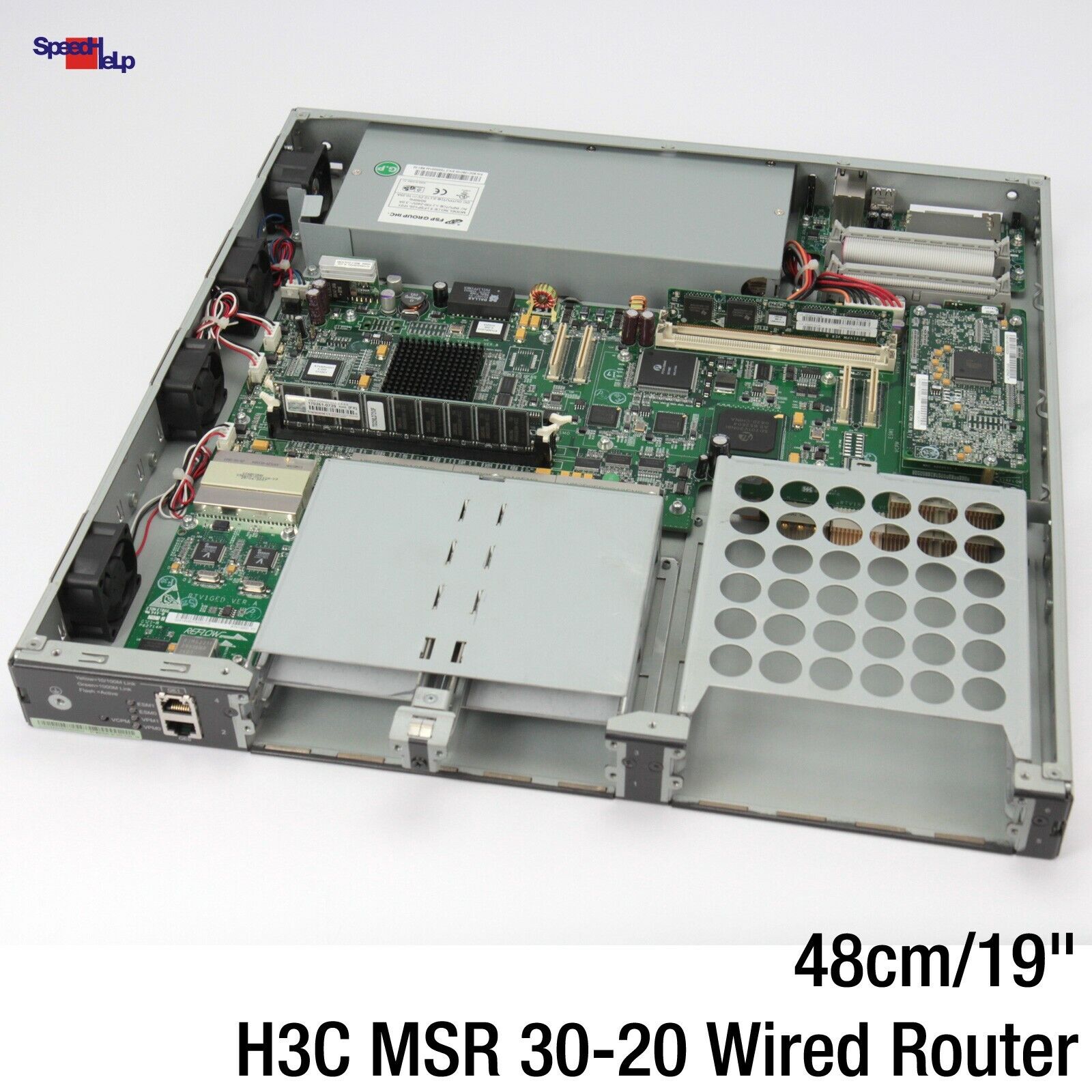 H3c MSR 30-20 Wired Router Vcpm + VPM32 FSP125-1F01 256MB RAM