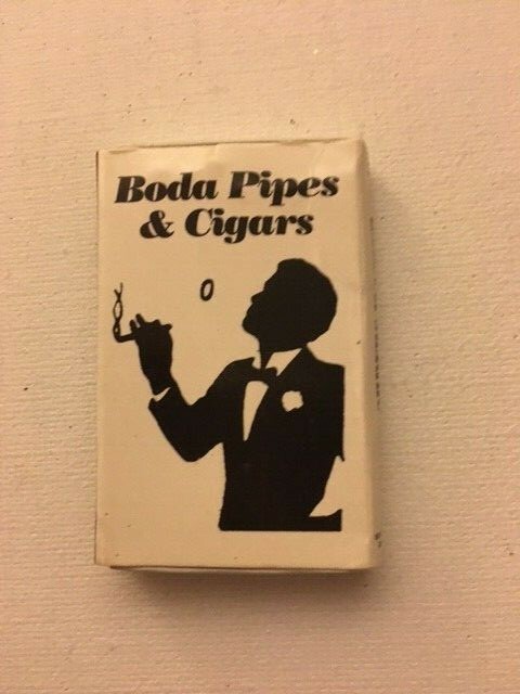 pipe tobacco greenville sc Vintage Boda Pipes & Cigars matches Advertising Pickens/Greenville SC D1
