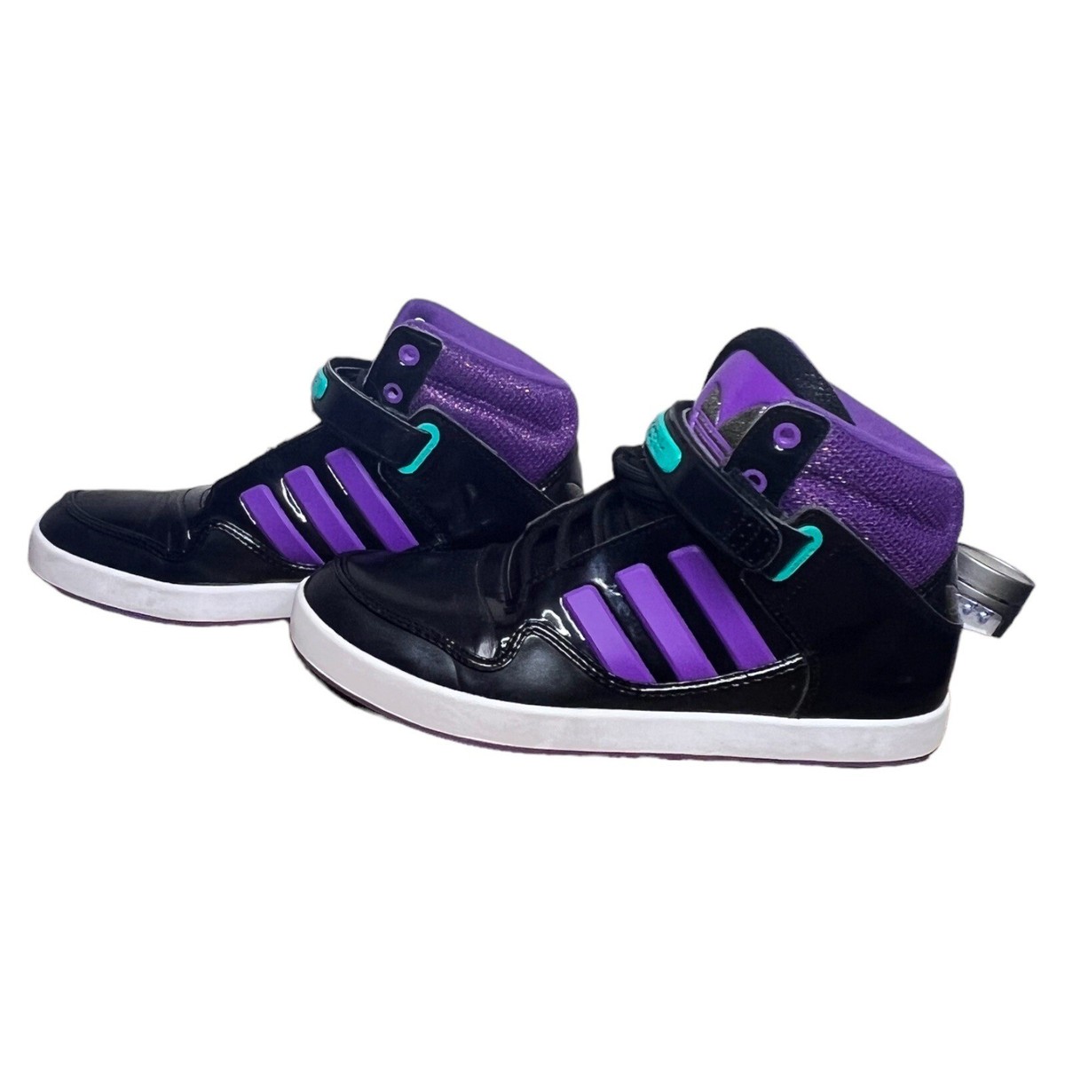 Adidas Originals AR 2.0 Black/Purple High Top Woman's Sneakers Shoes Sz 9 |  eBay