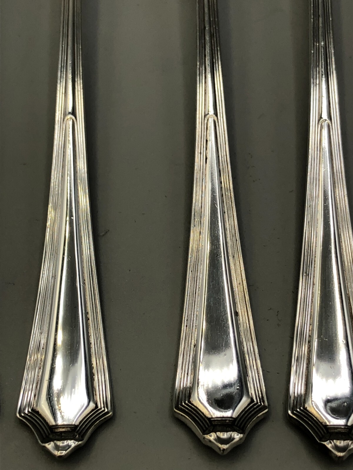 Plymouth by Gorham Sterling Silver group of 8 Cocktail Forks 5 3/8"