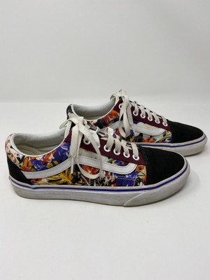 vans old skool black burgundy