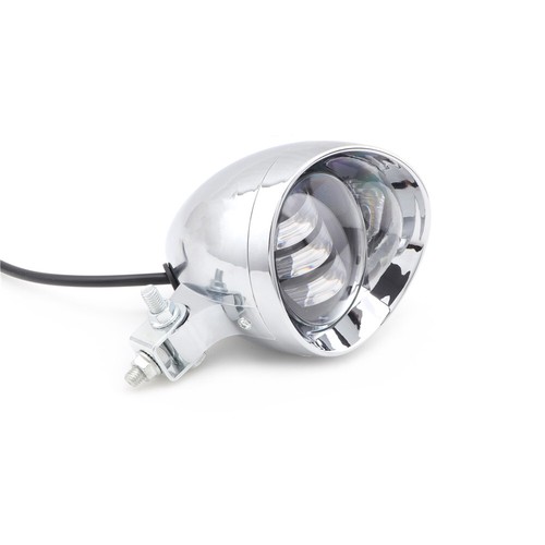 2X Motorcycle LED Passing Spot Fog Light For Harley Honda Bobber Touring Custom - Picture 9 of 10