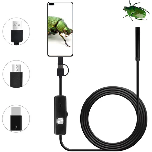 5M USB Wasserdicht Endoskop Kamera 5,5mm LED HD Inspektion für Handy Android PC - Bild 5 von 14