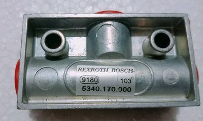 5340170000 Rexroth Bosch Block Pneumatic Shuttle Valve