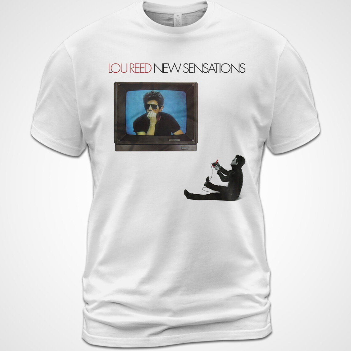 Cotton T-Shirt Lou Reed New Sensations Album Tee I Love You, Suzanne Classic
