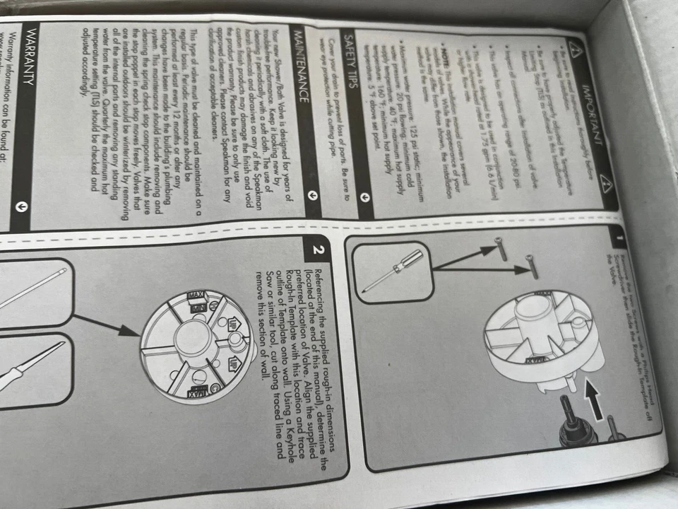 Válvula de ducha desviadora de equilibrio de presión Speakman CPV-PB-DV-PXE Sentinel Mark II Foto 3 de 4