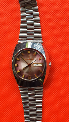 RARE VINTAGE AUREOLE AUTOMATIC 25 JEWELS INCABLOC SWISS MOVE WATCH