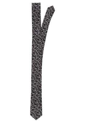 DRYKORN The Slim Leopard TIE Cravate 100% Silk Neckwear