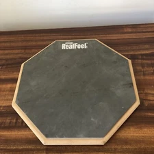 HQ Percussion Products RealFeel Practice Drum Pad 12" Double Sided.