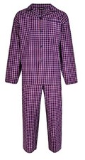 Espionage Mens Big Size Poly Cotton Navy/Red Check Pyjama 120 2XL - 8XL