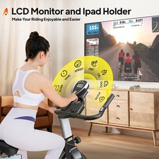 Indoor Exercise Bike Workout Bike Magnetic Resistance Stationary Cycling Bike 4