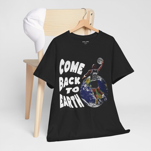 COME BACK TO EARTH SNEAKER TEE to match Jordan Retro 6 Reverse white black - Picture 8 of 33