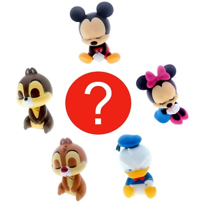 Disney Japan Blind Box Sleepy Mickey Minnie Mouse Chip Dale Figure