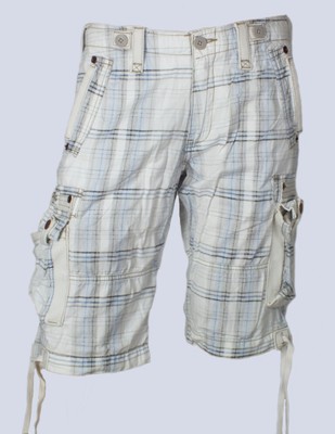 GANG Clayton Uomo Cargo Pantaloncini Bermude/a Quadri | eBay