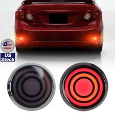 LED Rear Reflector Tail Brake Light Reverse L...