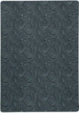 Milliken Blue Contemporary Stone Loops Area Rug Abstract Lasting Beauty Azure