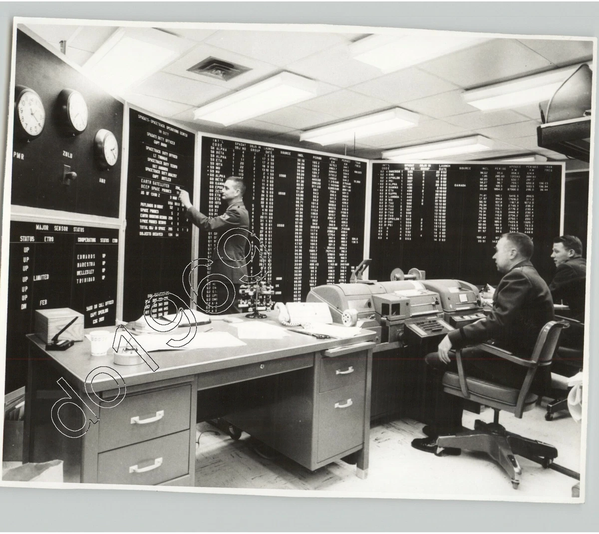RARE Shot of MILITARY Space Research Unit, USA 1950s VTG NORAD NASA Press  Photo | eBay