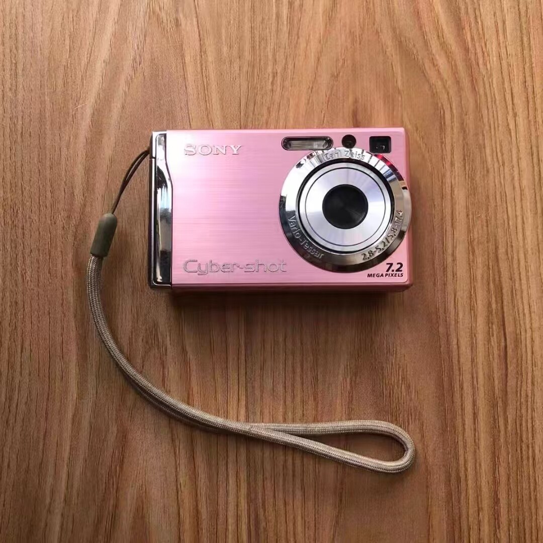 【動作確認済み】SONY CYBERSHOT DSC-W80 ピンク Pink Sony Cyber-shot DSC-W80 7.2MP CCD Vintage Digital Camera