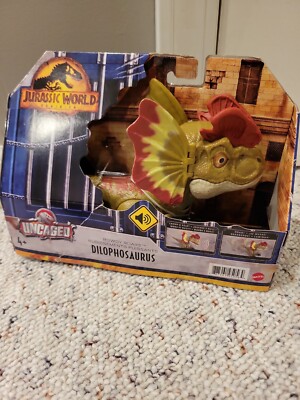 Jurassic World Dominion Dilophosaurus Uncaged Chomp & RoarMattel Action Figure