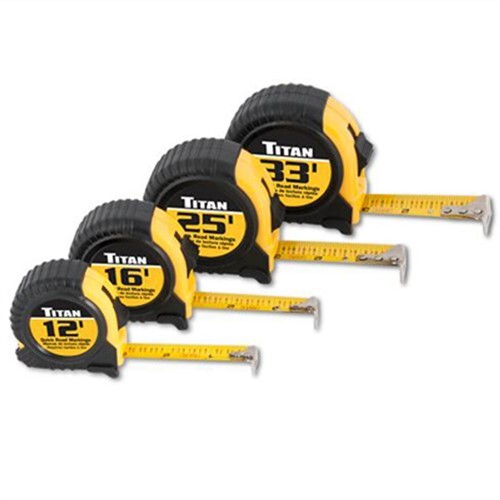 4PC QK READ CSH TAPE MEASURE TIT10902 Brand New! - Picture 1 of 3