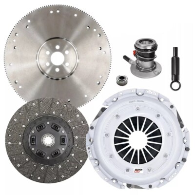 STAGE 1 HD CLUTCH SLAVE KIT+ FLYWHEEL for 88-92 FORD BRONCO F150 F250 F350 5.8L