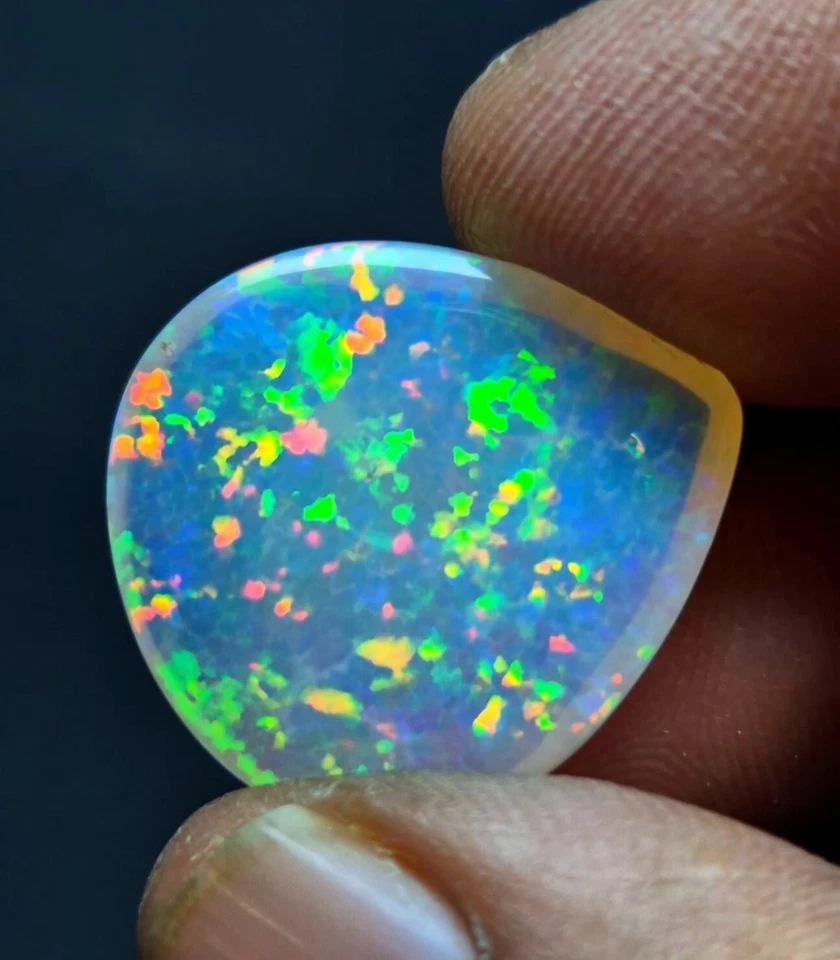 Alta Calidad Raro Ópalo de Fuego Cabina Única Ópalo de Fuego Grado Superior Punto Ópalo de Fuego Cabina Foto 4 de 4