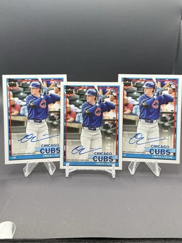 2026 Topps Series 1 Owen Caissie Red Foil (RAW)