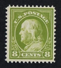 CKStamps: US Stamps Collection Scott#414 8c Franklin Mint NH OG Light Gum Crease