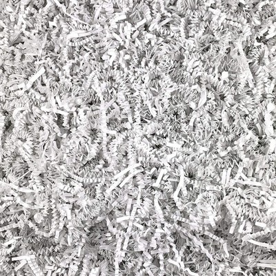 2LB Crinkle Cut Paper Shred Filler For Gift Wrapping Box Basket White