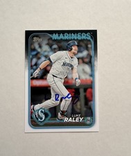 MLB Mariners 2024 Topps Update LUKE RALEY IP Auto Autographed Signed #US260 Card