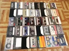 40 Cassette Tape Lot SOLD AS BLANKS Inserts TDK Sony Maxell RCA Fuji Cases VTG