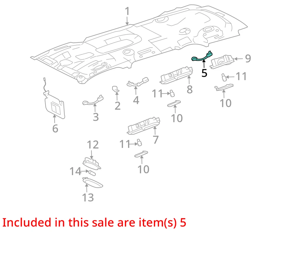 Chevrolet GMC Trailblazer Ext Envoy 2005-2006 mango XL ASM AST gris Y 15269146 Foto 2 de 3